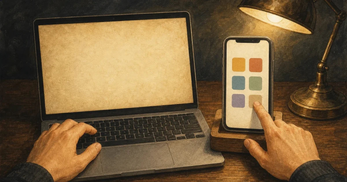 Claude Codeデスクトップ版で会話の隣にiOS Simulatorを表示し、アプリを操作して確認するイメージ